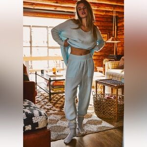 Free People COZY Lounge Top and Bottom Set